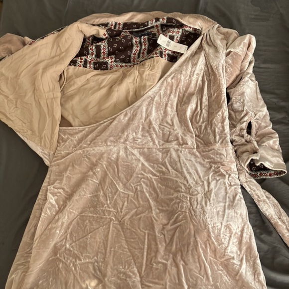 NWT Anthropologie Maeve Velvet Shirtdress 10 12 - Picture 5 of 5